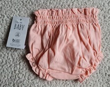 Baby Girls Peach Bloomer Shorts Tiny Baby/Up To 6lbs/2.7kg Brand New With Label