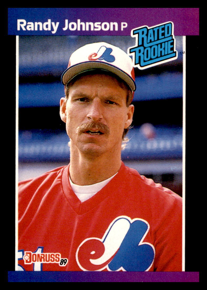 1989 Donruss #42 Randy Johnson Montreal Expos