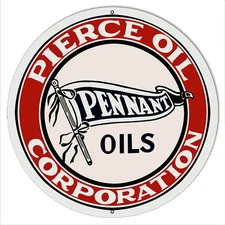 Pierce Corp Oil Gas Station Reproduction Sign 14×14