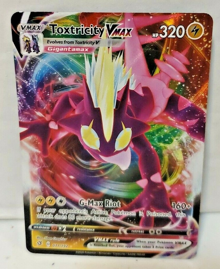 toxtricity vmax pokemon card price - SV113/SV122 - Shining Fates - Shiny Vault which is an evolved and more powerful version of Toxtricity. Pokemon - Toxtricity VMAX Black