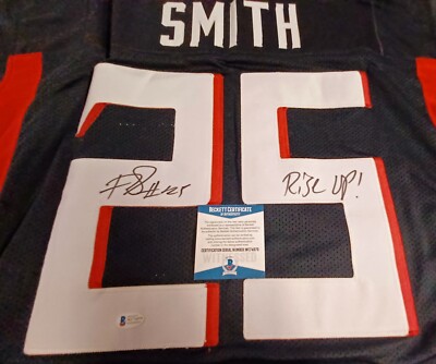 Ito Smith Autographed Jersey (W/Beckett COA)