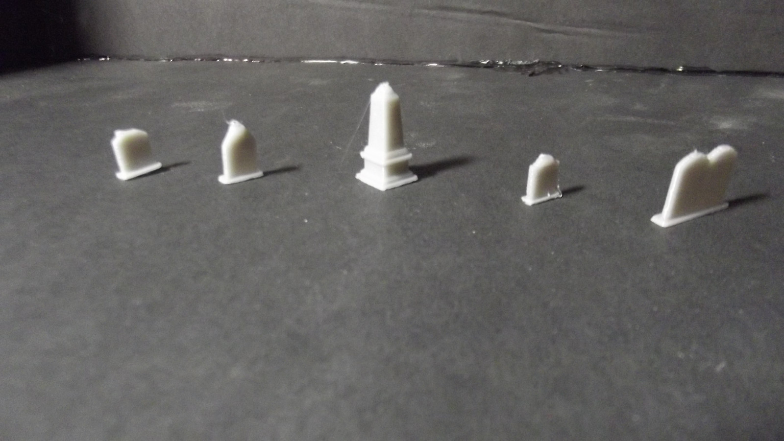 N Scale Grave Markers for your Layout G4 3D Printed