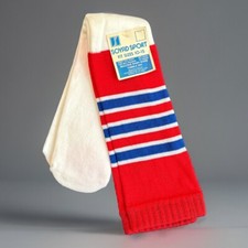 VTG Football Tube Socks Soyad Polyester Sports 10-15 NOS 80s USA 22" Orlon 90s