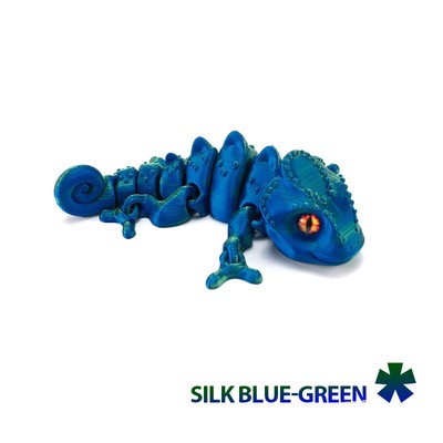3D Print Model Chameleon Multi-joint Movable Simulation Eyes Home Accessories