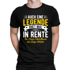 Eine Legende Geht In Rente | Arbeiten Herren T-Shirt