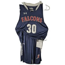 Falcons Basketball Uniform Jersey & Shorts YOUTH Medium Navy Blue #30 2 Jerseys