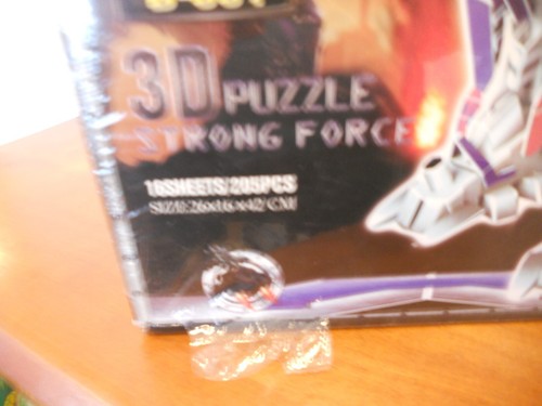 Transformer Robot Ultra Energy 3D Puzzle Strong Force B-001 - 16 Sheets 205 Pcs - Picture 3 of 8