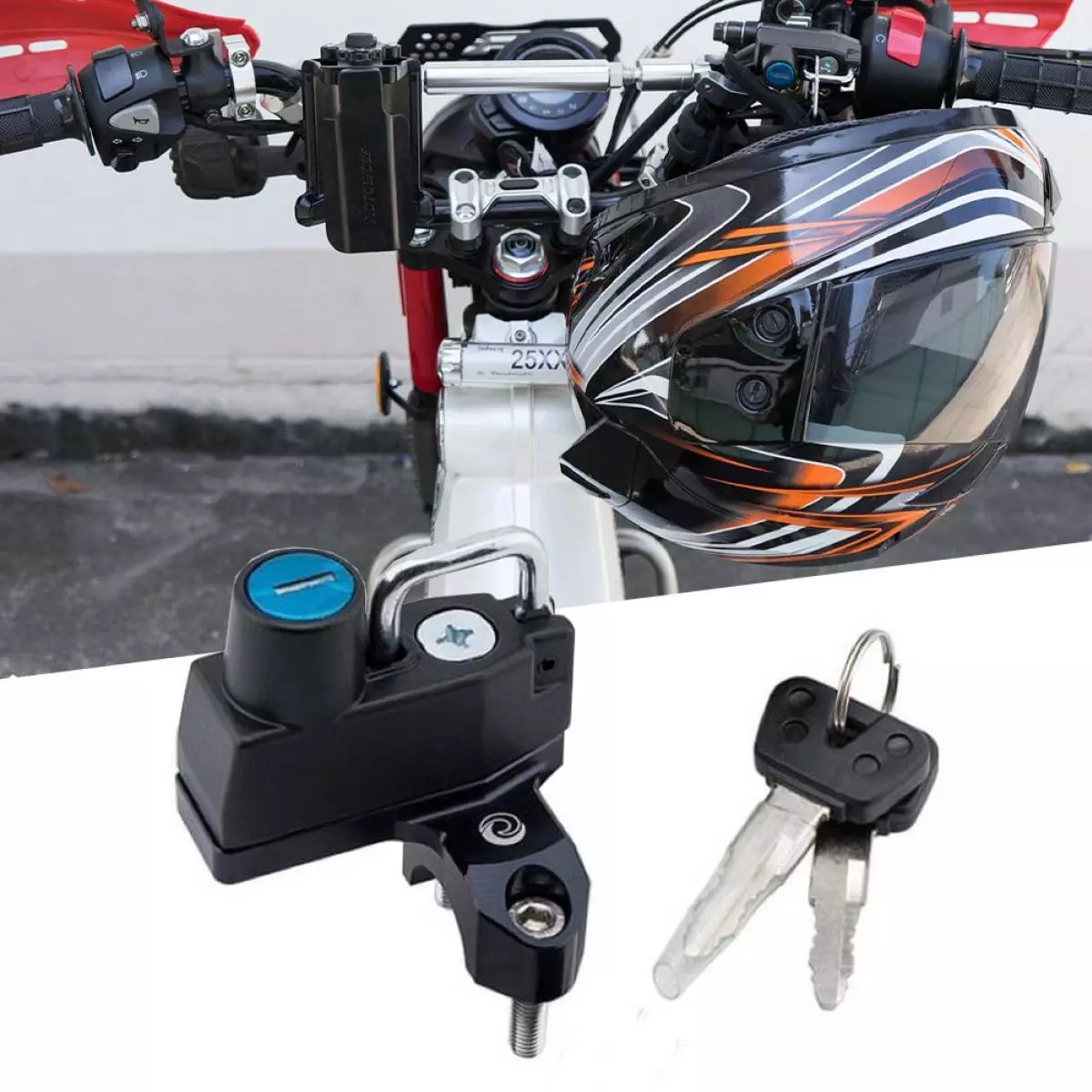 Honda monkey helmet lock discount
