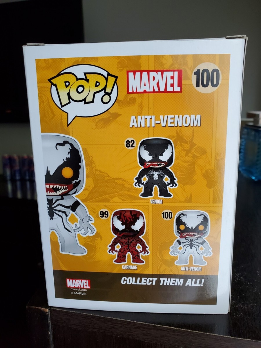 New Funko Pop! Marvel Vinyl Figure Anti-Venom #100 Box Lunch
