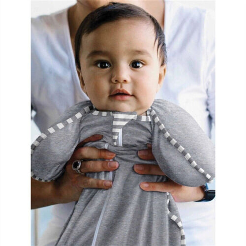 Ex Love to Dream Stage 1 Swaddle UP Lite 0.2 TOG Sleeping Bag grey MIDDLE - Picture 2 of 15
