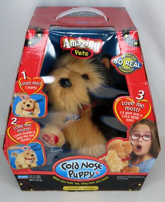 Playmates Amazing Pets Cold Nose Puppy Yorkshire Terrier NEW in
