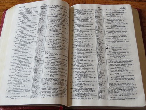 NIV Cornerstone ultradünne Referenz BIBEL 2002 ROT gebundenes Leder 1984 Text - Bild 7 von 10