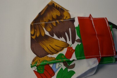 Mexico Eagle Face Mask - 100% Cotton, USA Made, Soft & Reusable With Eagle Design