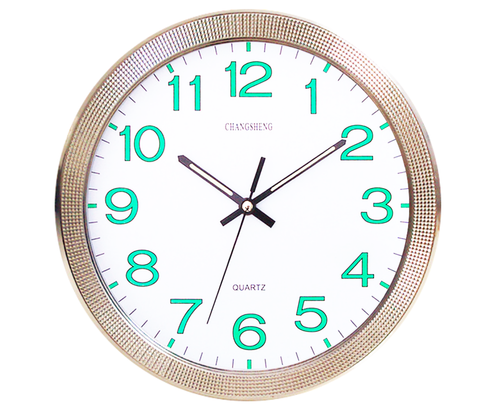 Orologio da Parete al Quarzo Movimento Silenzioso Lancette Fosforescenti al  Buio | eBay