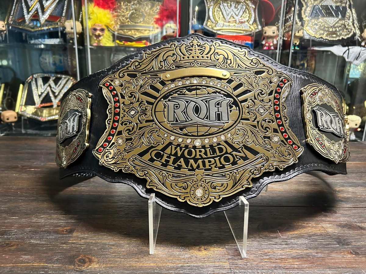 ROH Ring of Honor World Heavyweight Championship Belt Figures Toy 