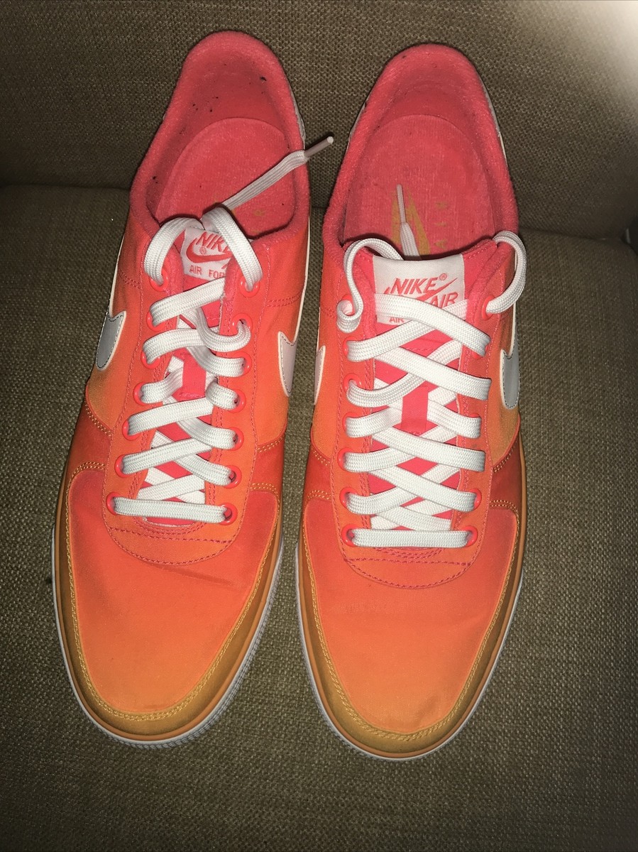 Nike Air Force 1 AC Breathe QS Gradient Mens 11.5 Orange Nike Air Force 1 AC Breathe QS Gradient Mens 11.5 Orange