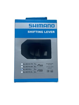 Shimano SL-M315 Schalthebel - Schwarz, 3-fach, Links RAPIDFIRE  - NEU inkl. OVP