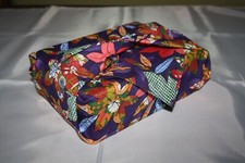 Furoshiki Wickeltoch "Ahorn" Lunchbox original aus Japan Lila sehr bunt