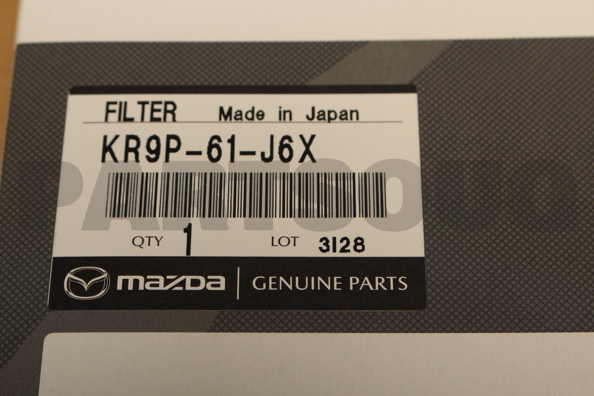 Genuine Mazda KR9P61J6X Cooling Unit Filter KR9P-61-J6X | OE