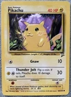 Pikachu Pokemon Card TCG Base Set 1999 WOTC Yellow Cheeks 58/102