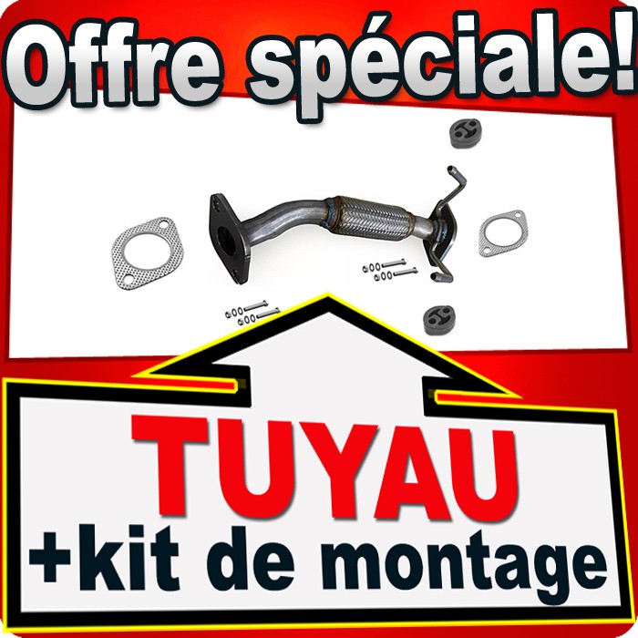 Tuyau pour HYUNDAI i10 II 1.0 en inox flexible pour modèles essence et LPG de 2013 à 2019