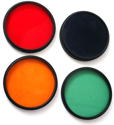 4 pcs Kenko MC YA3 SO-56 / R1 SR-60 / ND-400 / Green Enhancer 62mm Lens Filter