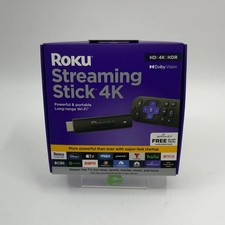New Roku Streaming Stick 4K Digital Video Media Streamer 3820RW2