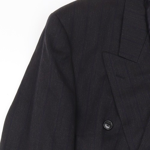 Hugo Boss Men's Black Double-Breasted Blazer 38R - Picture 10 of 12