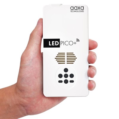AAXA LED Pico+ MAX Mini Projector, 2.7 Hour Battery, DLP Native 1080P, Wirele...