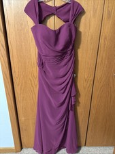Burgundy Bridesmaid Dress Size 16