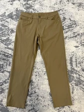 Lululemon Men's ABC Pant Classic Fit Size 31 Warpstreme Brown 5 pocket 31x27.5”