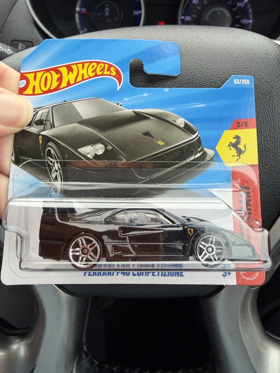 BADGE ERROR Hot Wheels Ferrari F40 Competizione Black 2026 Series