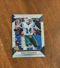 Ryan Fitzpatrick 2016 Panini Prizm Blue Wave #72 Jets Washington Harvard /149