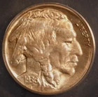 1936-S Buffalo Nickel. ANACS MS-64. Starts at .99. NO RESERVE