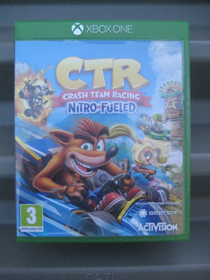 Jeu vidéo Xbox One CTR Crash Team Racing Nitro Fueled ( 2019 ) PAL, photo 1 sur 3