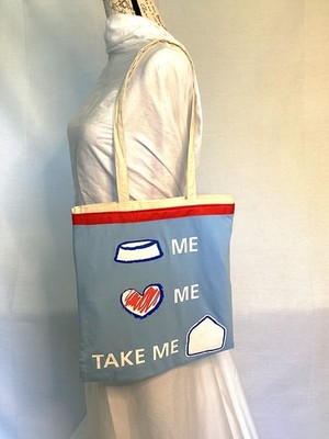 Pet Adoption Lined Tote Bag Feed Me, Love Me, Take Me Home NEW with Tags