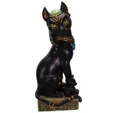 Pacific Giftware Ancient Egyptian Bastet Sitting Pose Resin Figurine