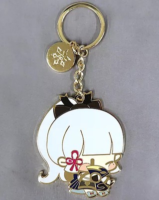Genshin Impact Keychain Ayaka Kamisato Inazuma Metal Charm Anime Character  Ge
