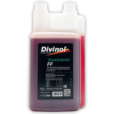 Divinol Zweitaktöl FF | 1 L | Dosierflasche | 2 Taktöl | Mischöl | 1 Liter | ÖL