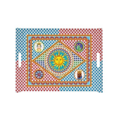 EASY LIFE TABLETT RECHTECKIG MIT 2 GRIFFEN 52X37 CM - SICILY