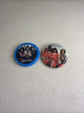 Quiet Riot '80's Set of 2 Round Lapel Vest Hat Bag Jacket 2" Round Pins