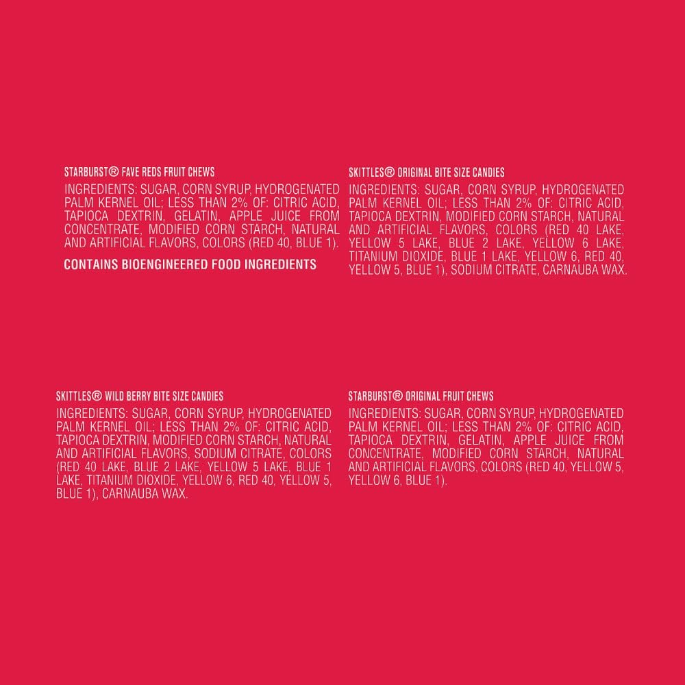 Skittles Original Wild Berry & Starburst and FaveReds Halloween Candy Mix Fun