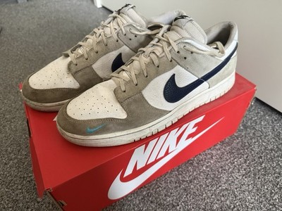 Nike Dunk Low Aqua Mini Swoosh  Fußballgrau  - FJ4227-001-47,5 Unisex Sneaker
