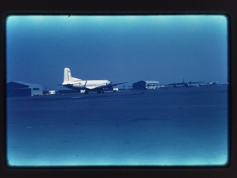Vtg 1964 35mm Slide - USAF Douglas C-124 Globemaster Plane - Kodachrome