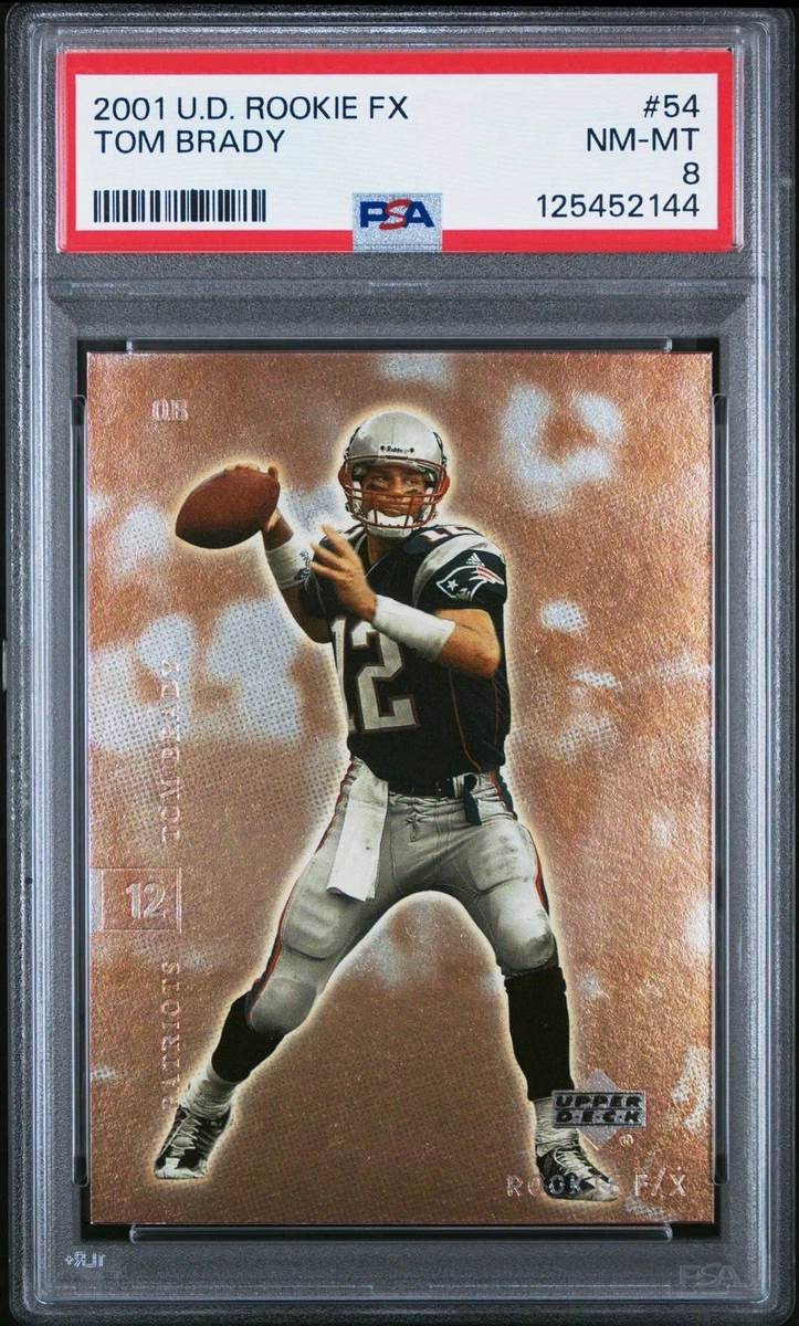 Upper Deck Tom Brady Rookie Football Sports Trading Cards