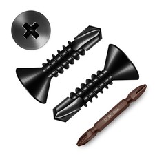  300pcs  10 x 3/4" for Sheet Metal Self Tapping Screws, 410 Stainless Steel ...