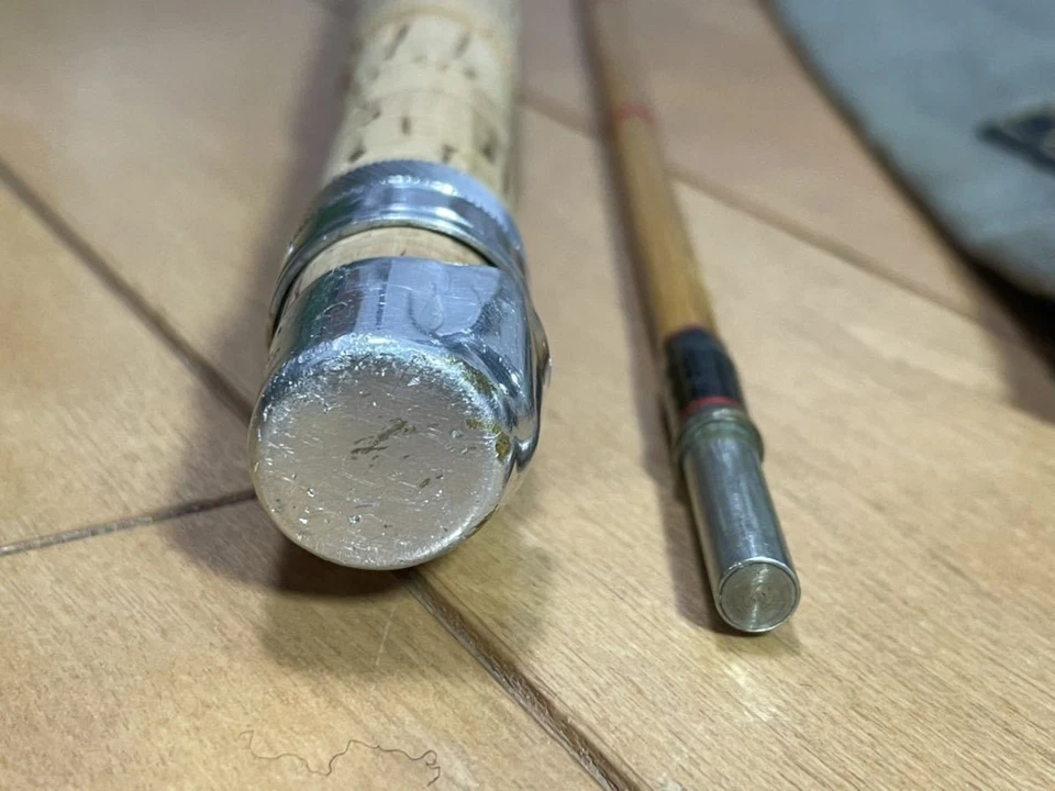 Caña de pescar con mosca Hardy Holokona the Phantom 8' #5 bambú hueco 1963 Foto 2 de 4