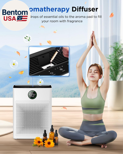 Air Purifiers for Home Large Room up to 2200Sq.Ft,  Air Purifier for Home Pets w - Bild 7 von 12