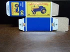Matchbox Lesney # 39  FORD TRACTOR 1964 - 1969 Empty Repro E Style Box
