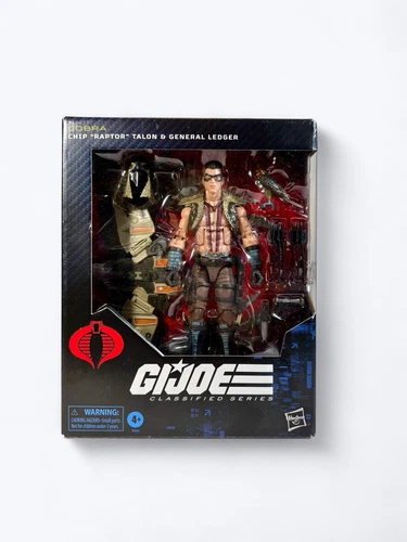 GI JOE Classified Series #139 Chip Raptor Talon & General Ledger 6" Figure F9245